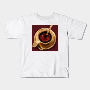 Coffee Vintage Macchiato Decaf Roast Since Kids T-Shirt